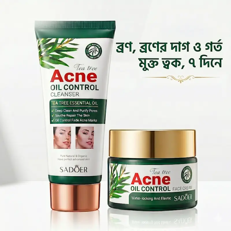 Sadoer Acne Cream & Acne Oil Control Cleanser